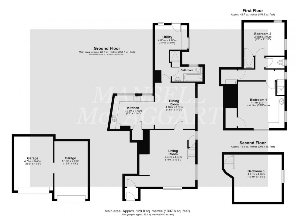 Floorplan for Tyes Cross, East Grinstead, RH19