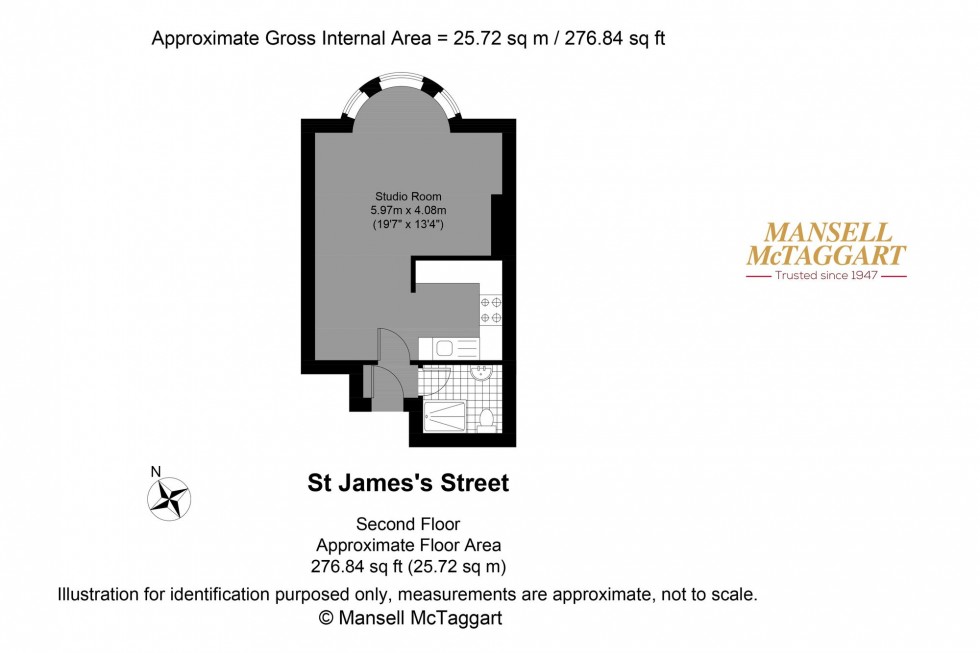 Floorplan for St. James's Street, Brighton, BN2