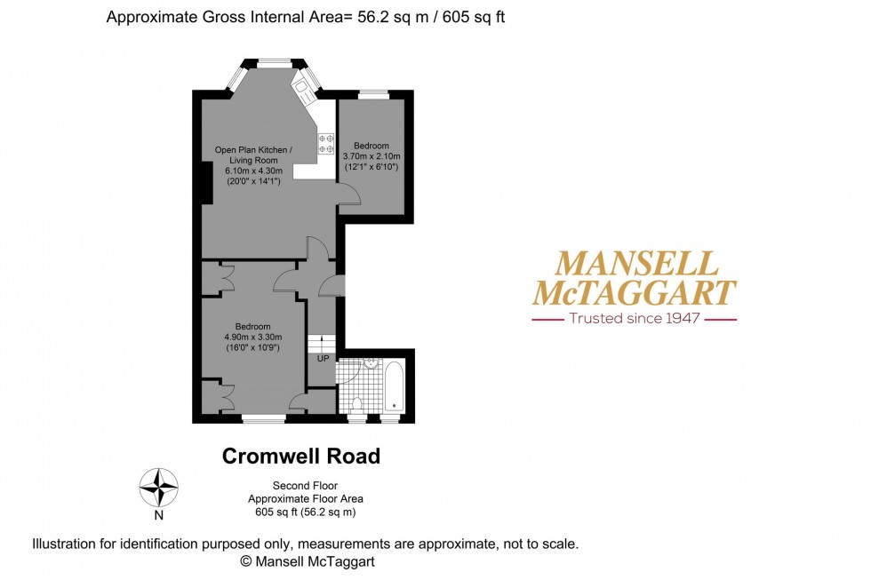 Floorplan for Cromwell Road, Hove, BN3