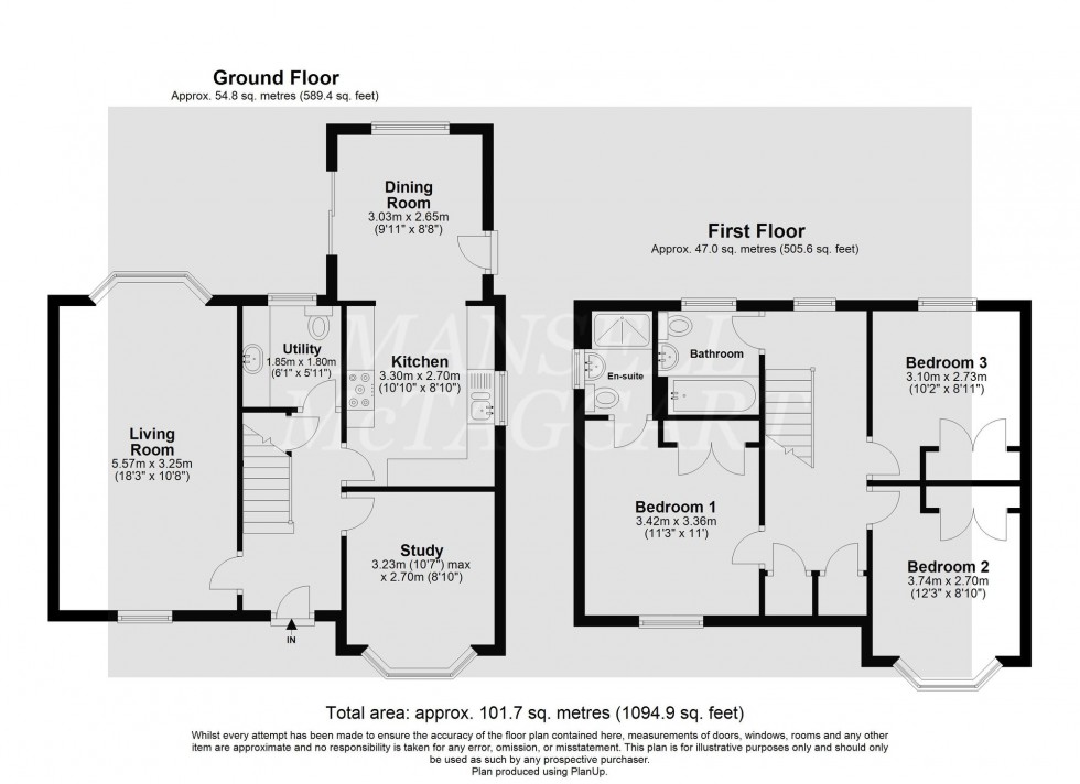 Floorplan for Houghton Road, Maidenbower, RH10