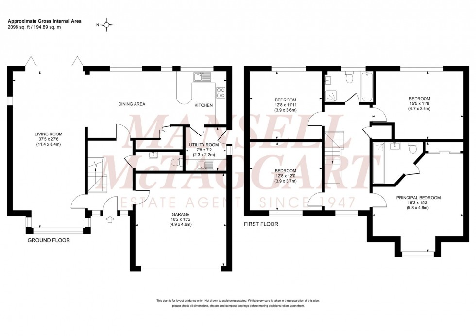 Floorplan for The Squires, Burgess Hill, RH15