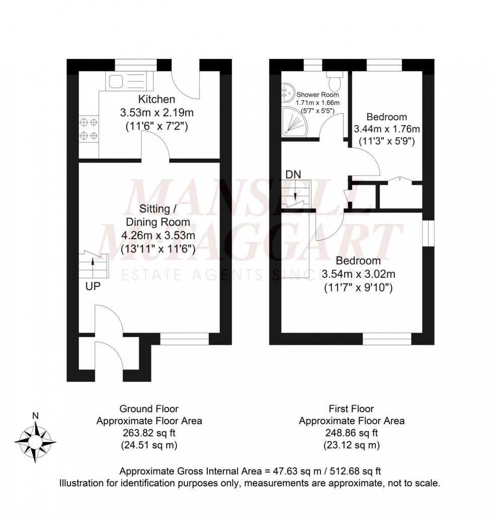 Floorplan for Granary Way, Horsham, RH12