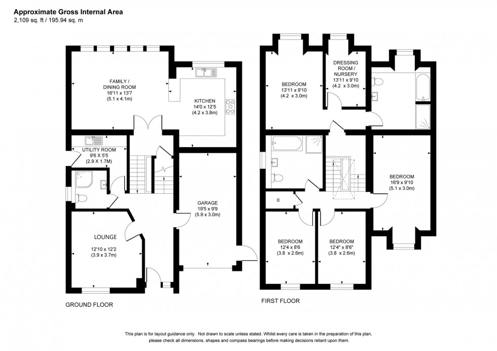 Floorplan for South Road, Wivelsfield Green, RH17