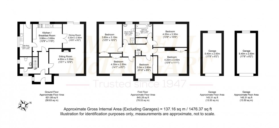 Floorplan for The Street, Warninglid, RH17