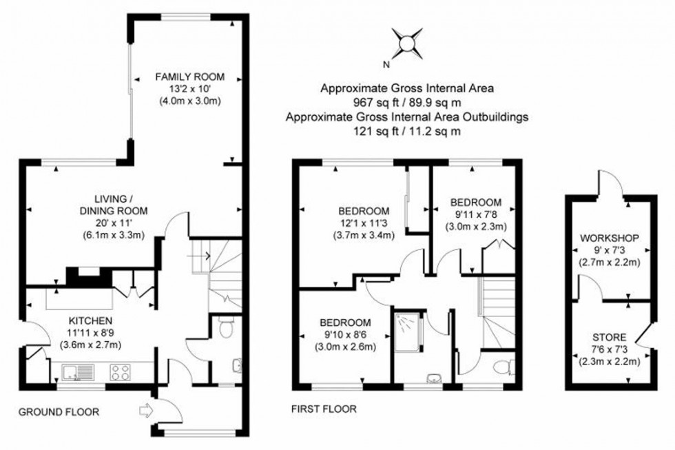 Floorplan for Sandrocks Way, Haywards Heath, RH16