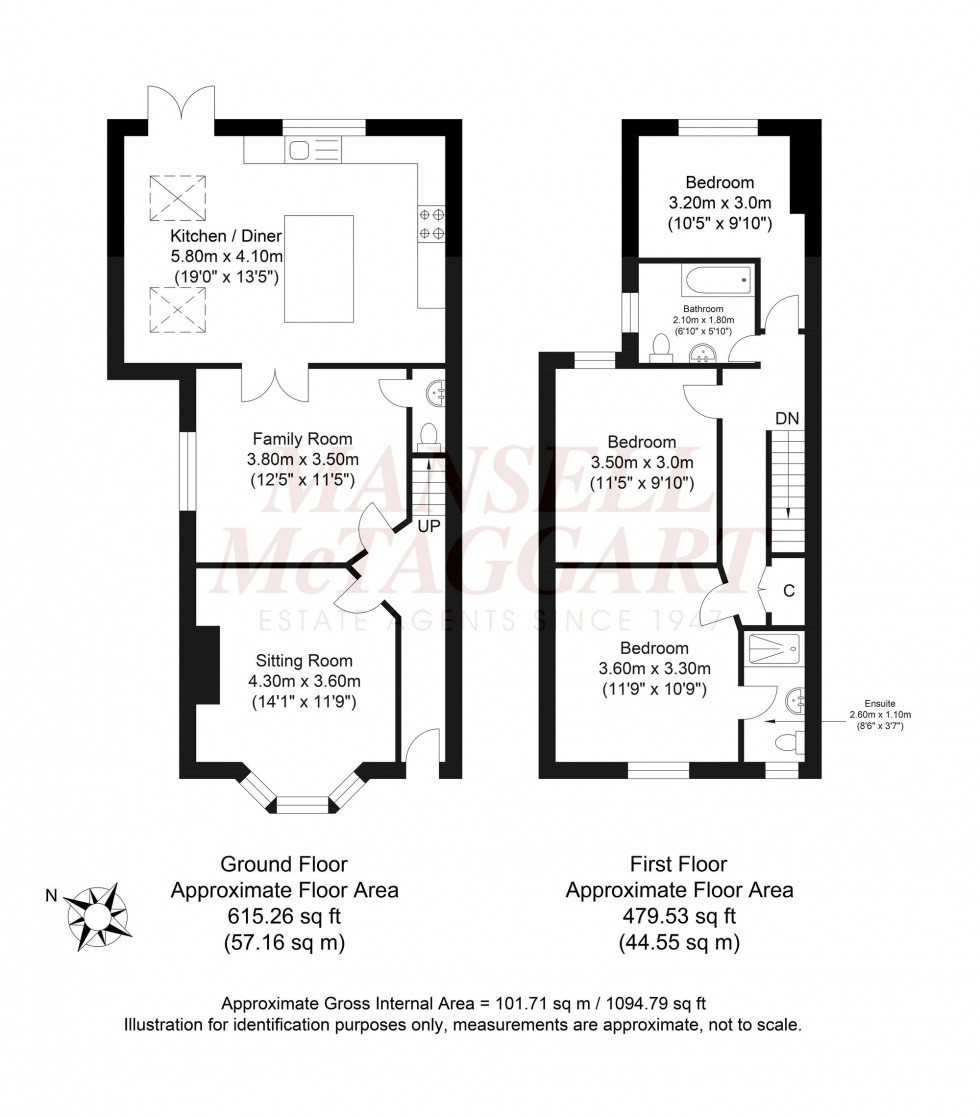 Floorplan for Horsgate Lane, Cuckfield, RH17