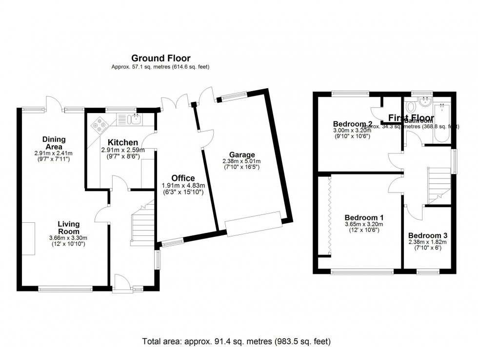 Floorplan for Akehurst Close, Copthorne, RH10