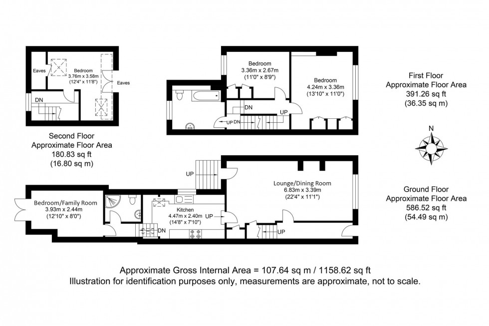 Floorplan for Leicester Road, Lewes, BN7