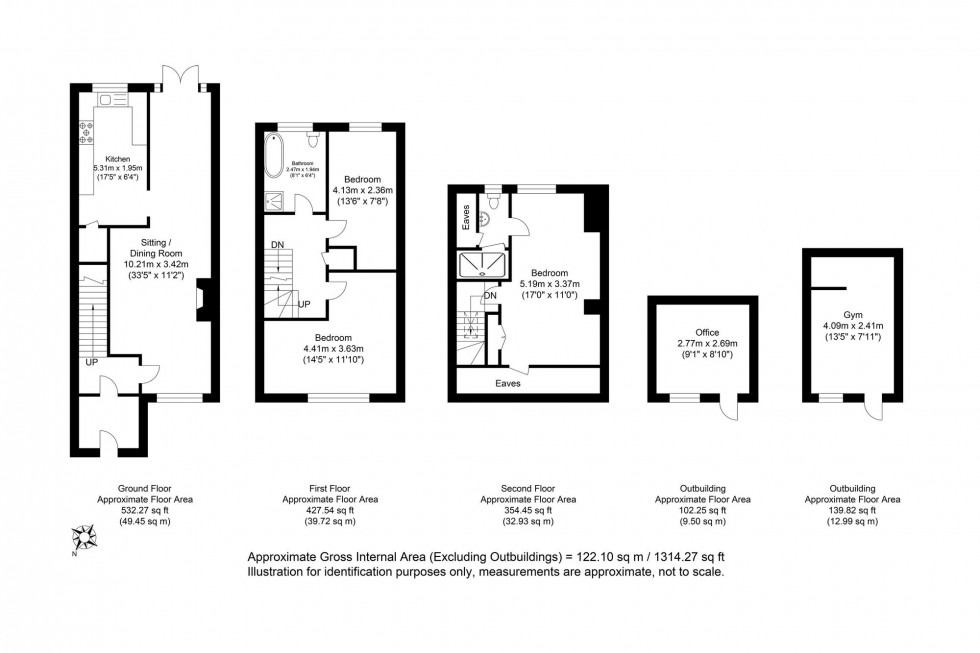 Floorplan for Mill Road, Ringmer, BN8