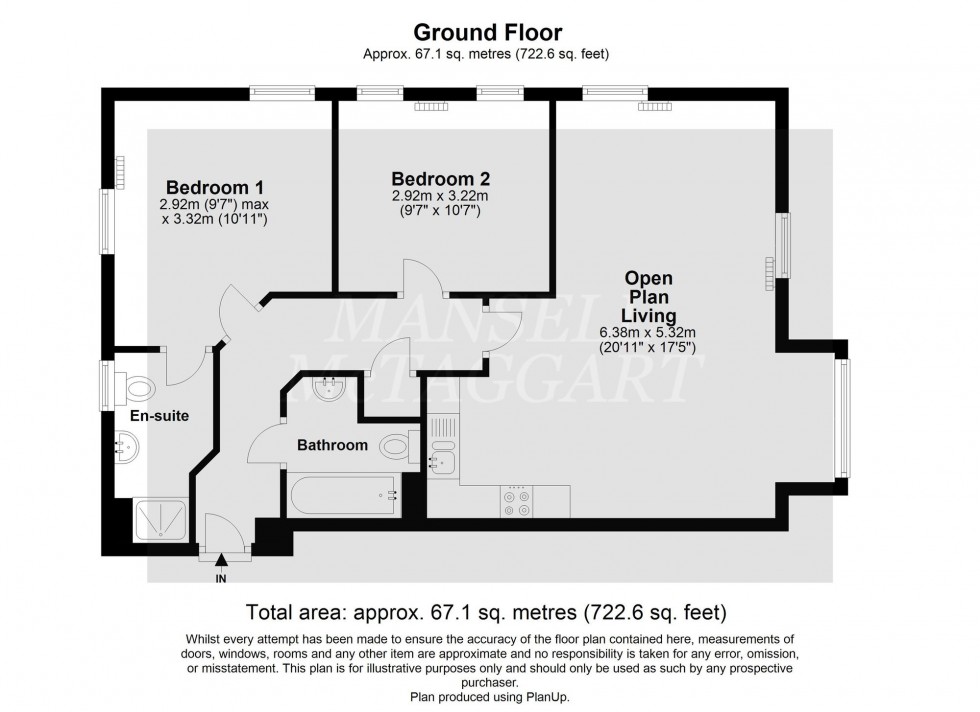 Floorplan for Worth Park Avenue, Jacobs Court Worth Park Avenue, RH10