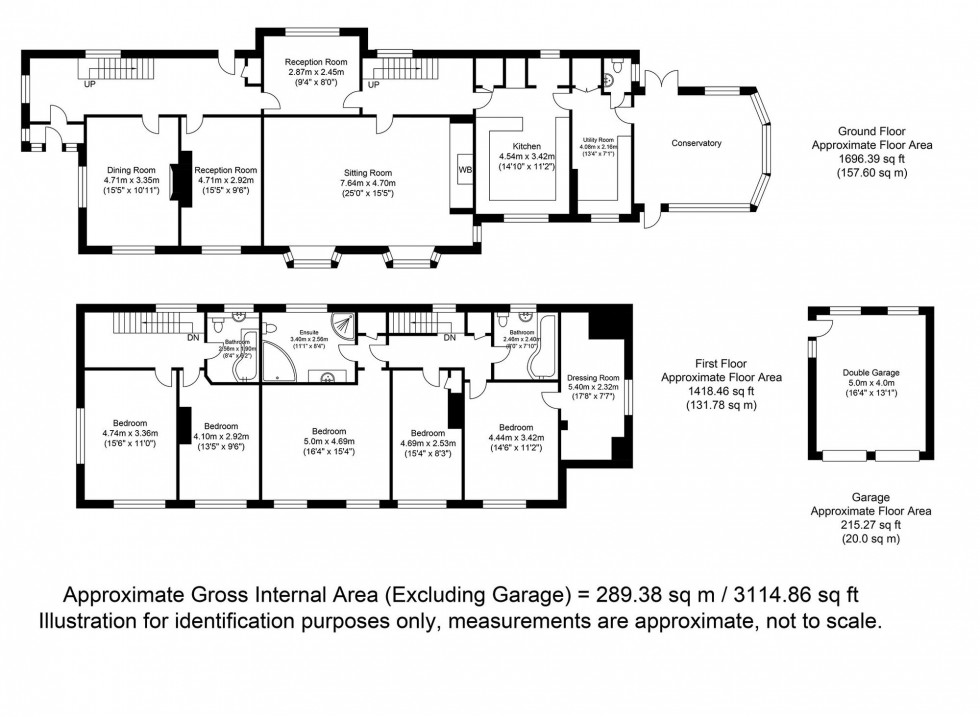 Floorplan for Upper Dicker, Hailsham, BN27