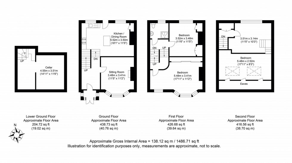 Floorplan for De Montfort Road, Lewes, BN7