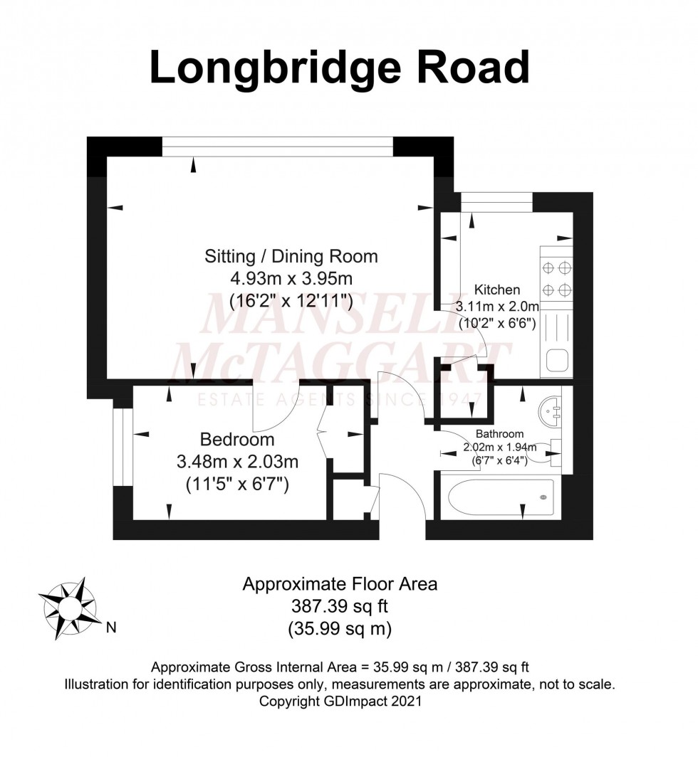 Floorplan for Longbridge Road, Horley, RH6