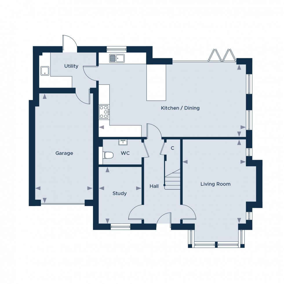 Floorplan for Limbourne Lane, Fittleworth, RH20