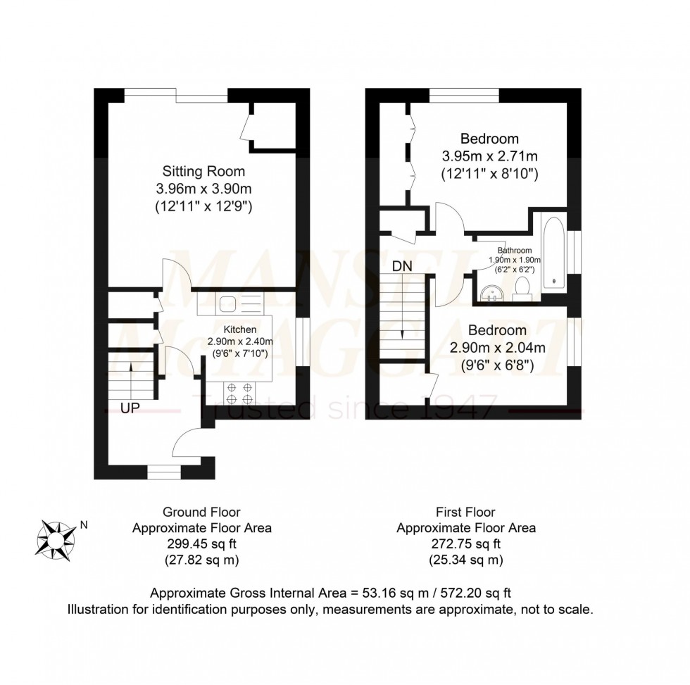 Floorplan for Whitegates Close, South Chailey, BN8