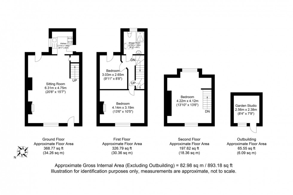 Floorplan for Paddock Road, Lewes, BN7