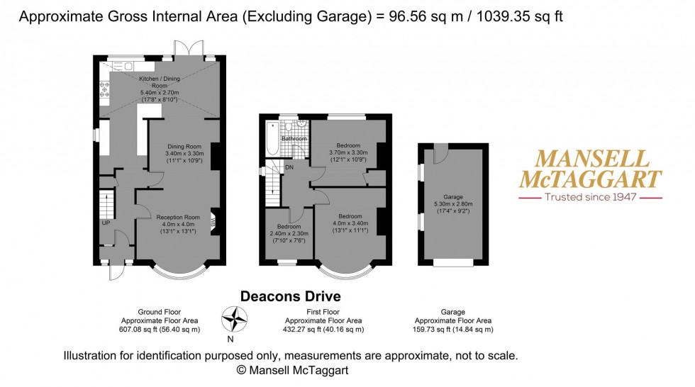 Floorplan for Deacons Drive, Portslade, BN41