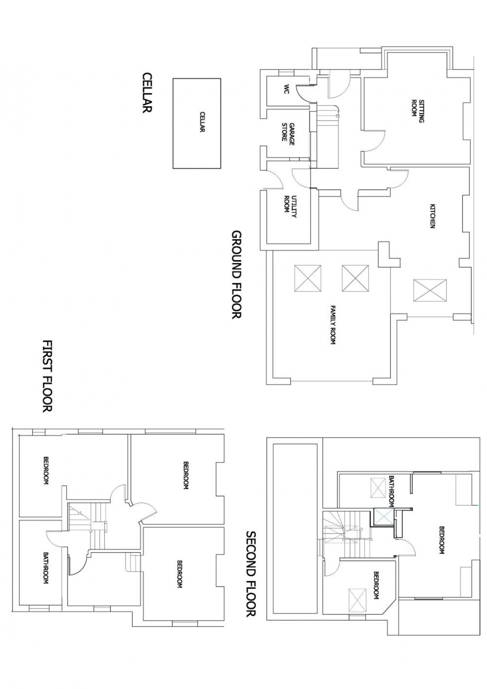 Floorplan for Stanford Avenue, Hassocks, BN6