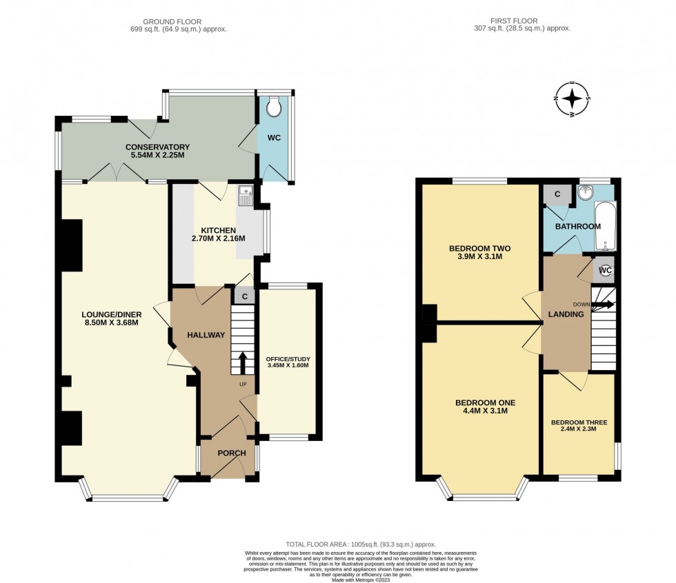 Floorplan for Highfield Crescent, Brighton, BN1