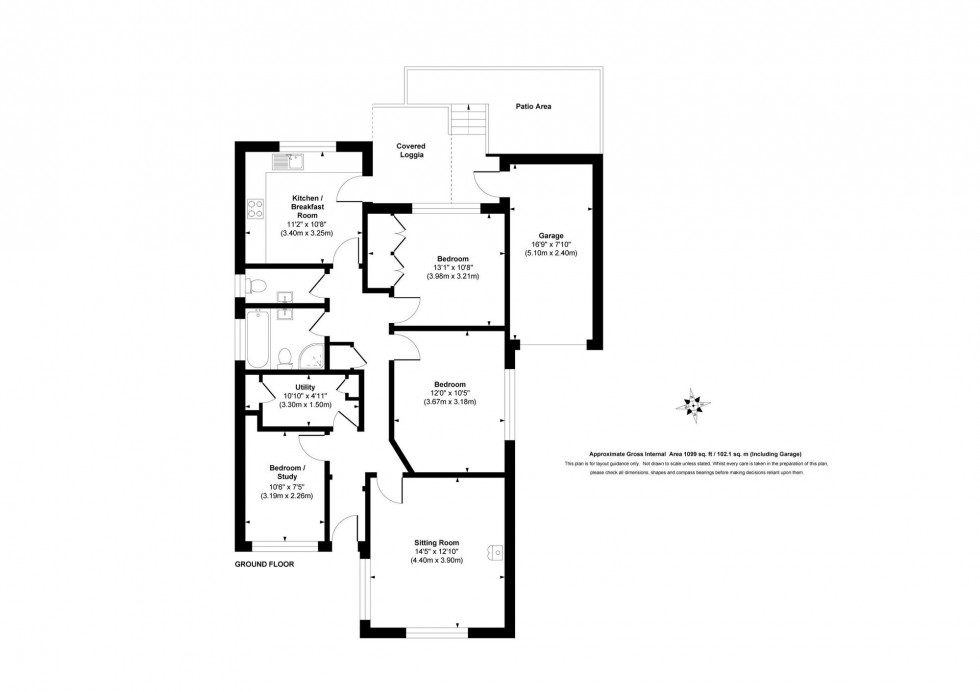 Floorplan for Brambletyne Avenue, Saltdean, BN2