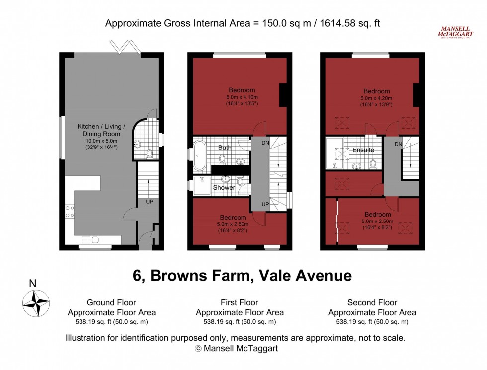 Floorplan for Browns Farm, Vale Avenue, BN1
