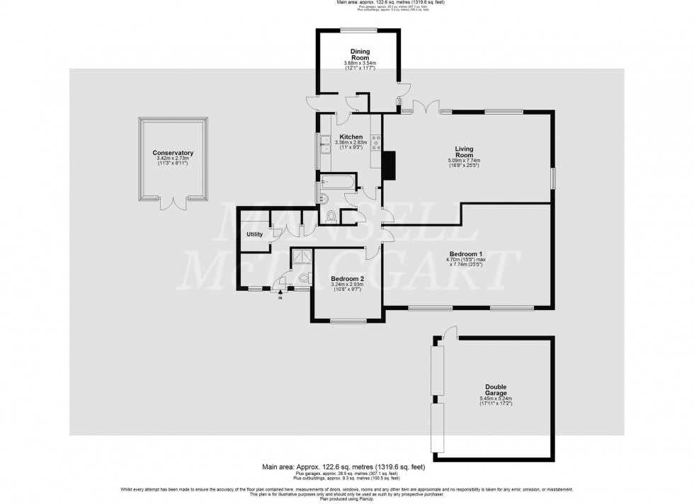 Floorplan for Parrock Lane, Upper Hartfield, TN7