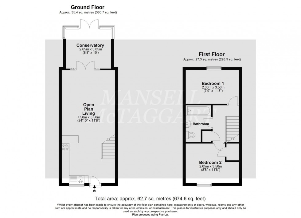 Floorplan for Sycamore Drive, East Grinstead, RH19