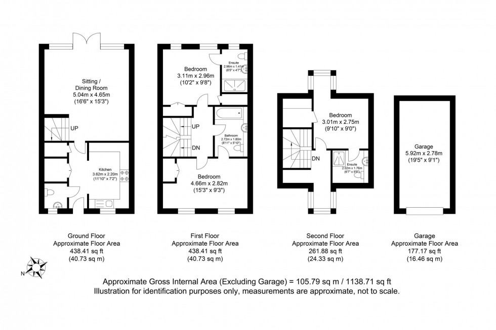 Floorplan for Crosshaven Place, Lewes, BN7
