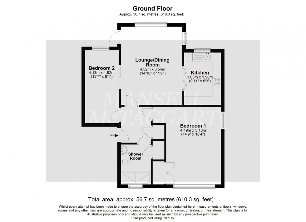 Floorplan for Hartfield Road, Oakwood Park Hartfield Road, RH18