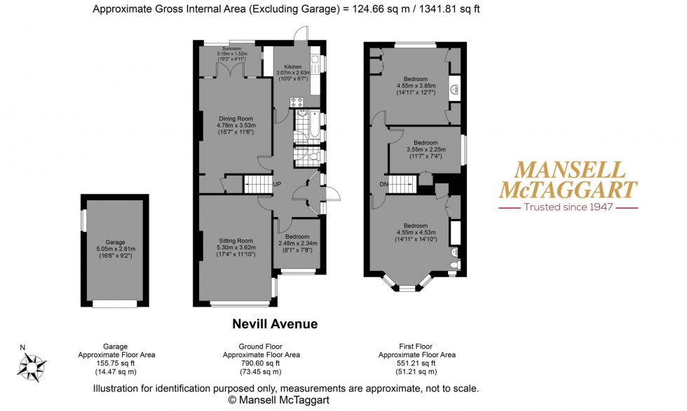 Floorplan for Nevill Avenue, Hove, BN3