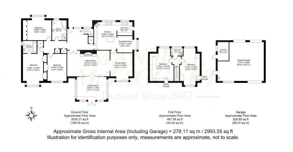 Floorplan for Badgers Holt, Storrington, RH20