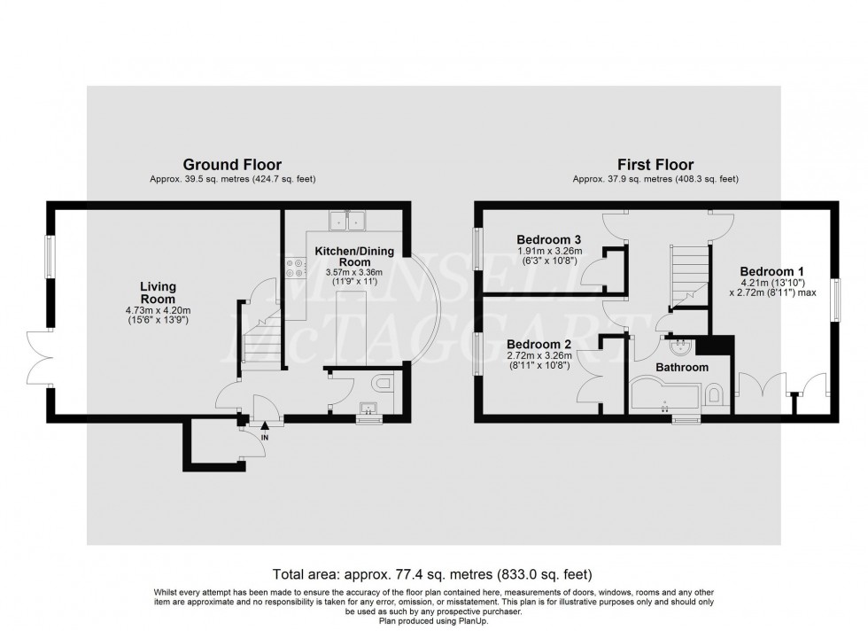 Floorplan for Heron Place, East Grinstead, RH19