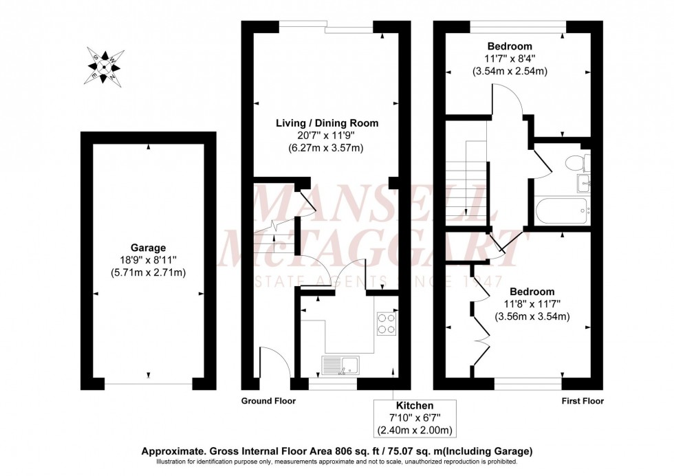 Floorplan for Pepper Drive, Burgess Hill, RH15