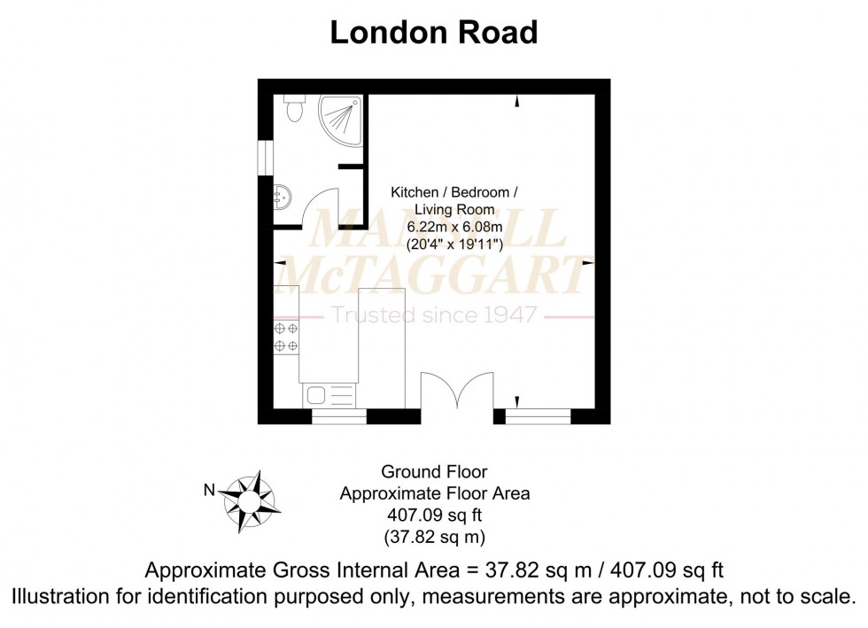 Floorplan for London Road, East Hoathly, BN8