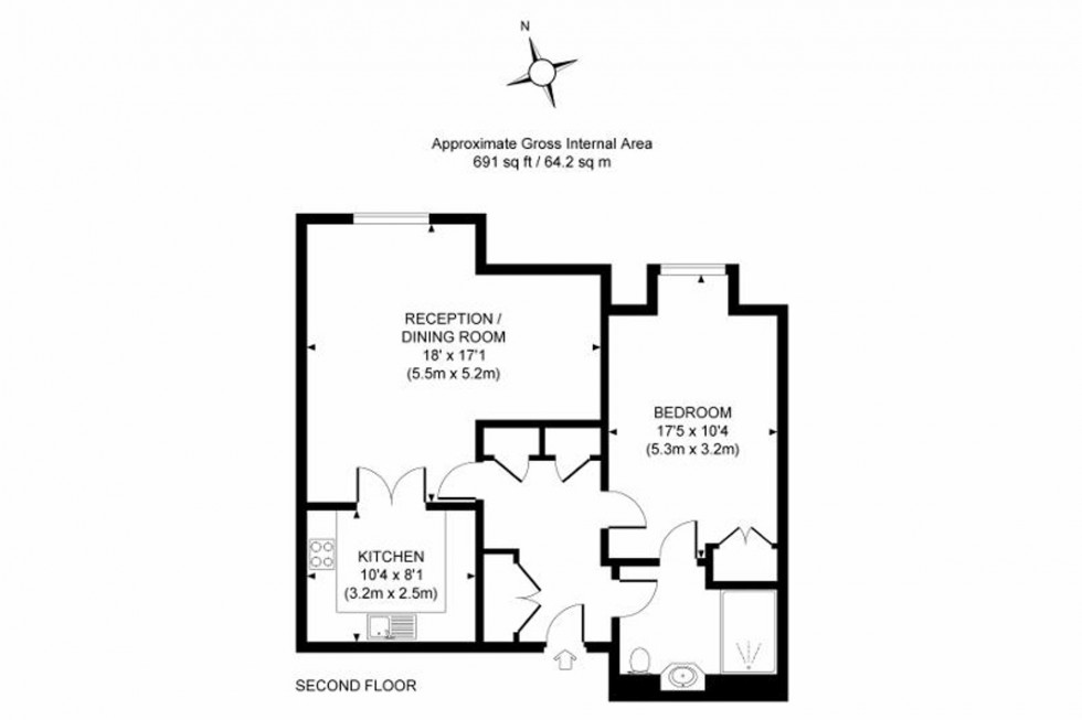 Floorplan for Kleinwort Close, Hurst Place, RH16