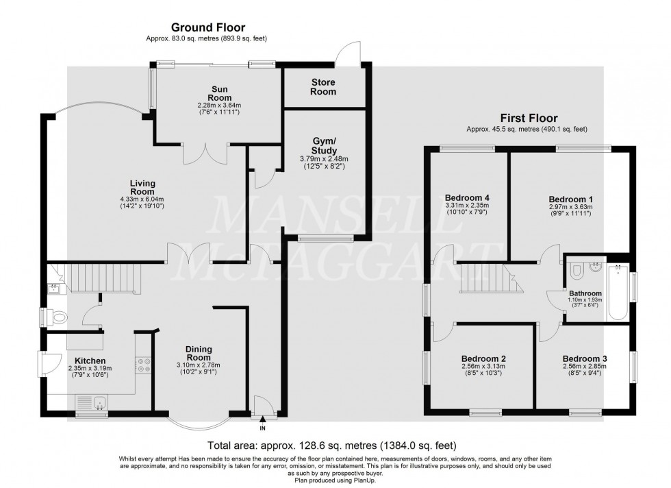 Floorplan for Morton Road, East Grinstead, RH19