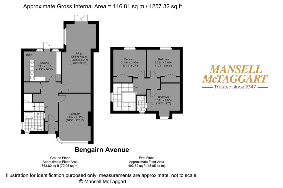 Floorplan for Bengairn Avenue, Brighton, BN1