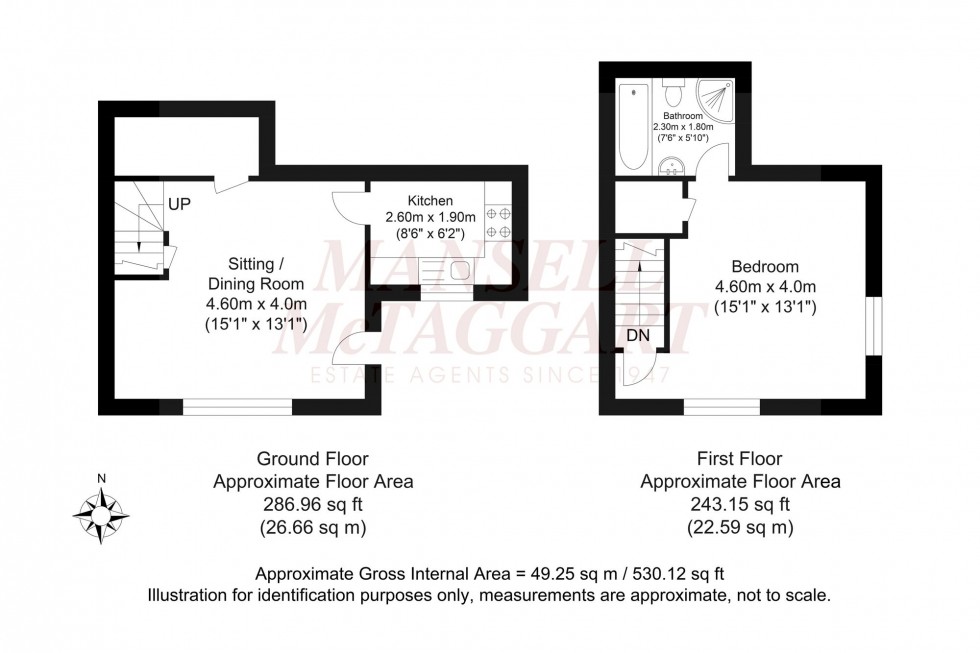 Floorplan for Station Road, Cowfold, RH13