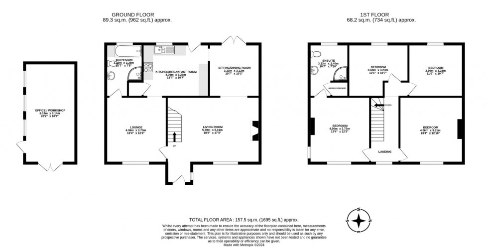 Floorplan for Church Road, Lingfield, RH7