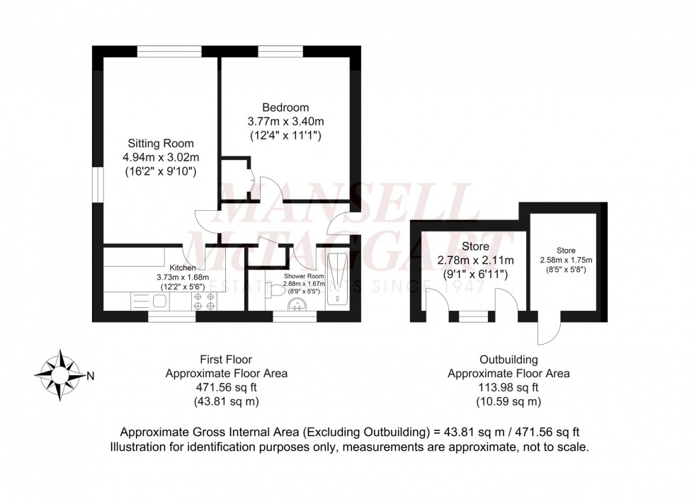 Floorplan for Spinney North, Pulborough, RH20