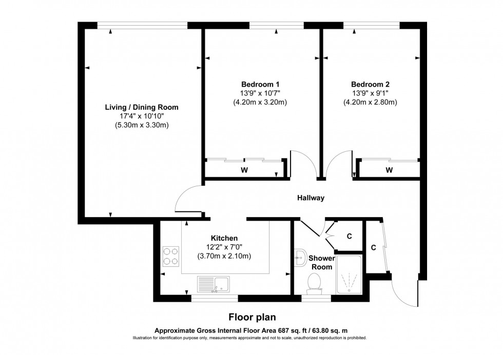 Floorplan for Paddockhall Road, Haywards Heath, RH16