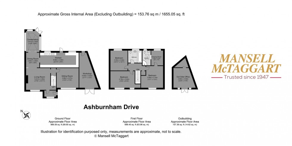 Floorplan for Ashburnham Drive, Brighton, BN1