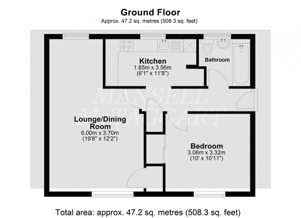 Floorplan for Comper Close, Crawley, RH11