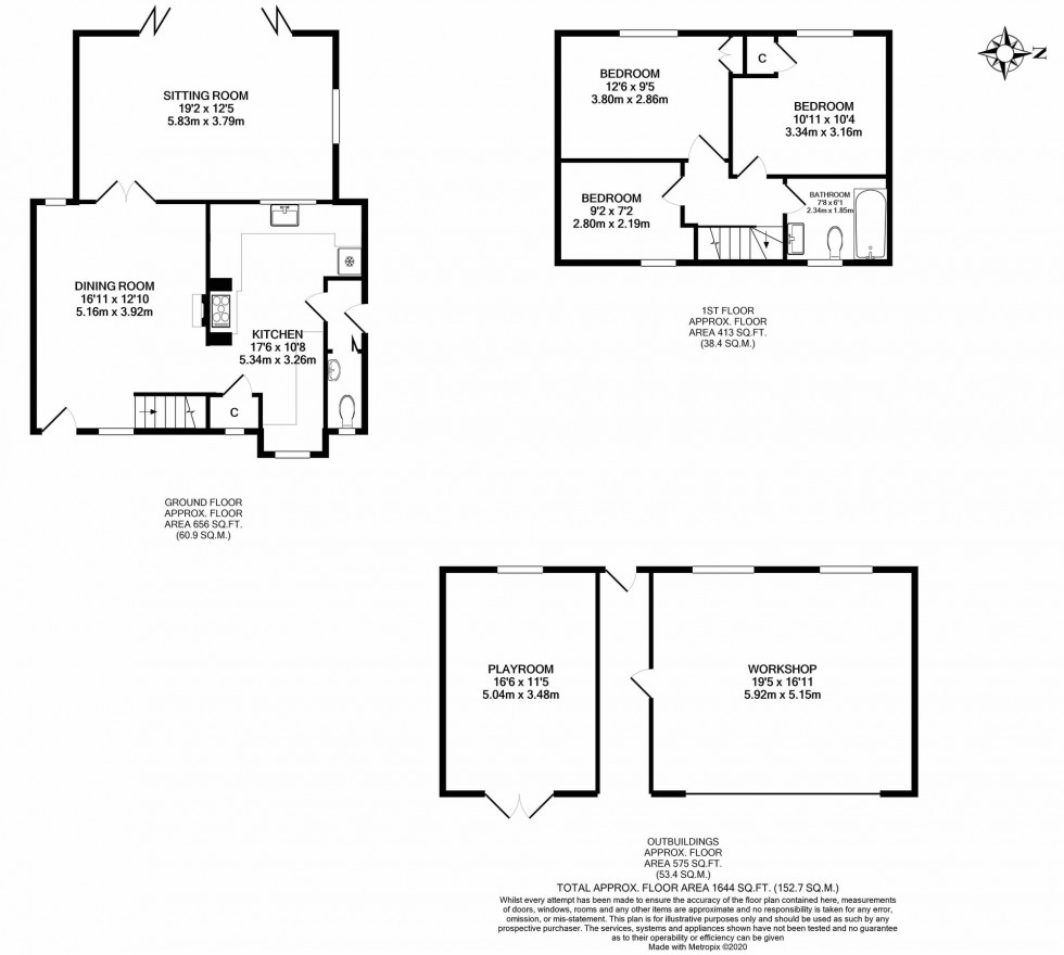 Floorplan for Allington Crescent, Newick, BN8