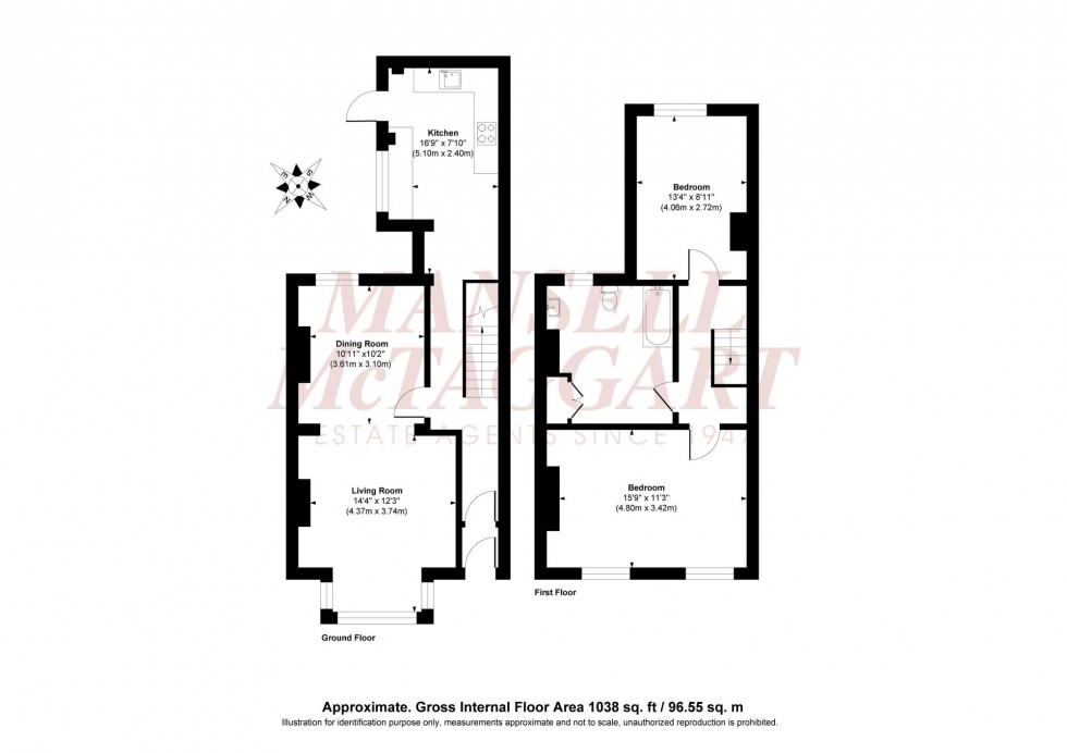 Floorplan for London Road, Burgess Hill, RH15