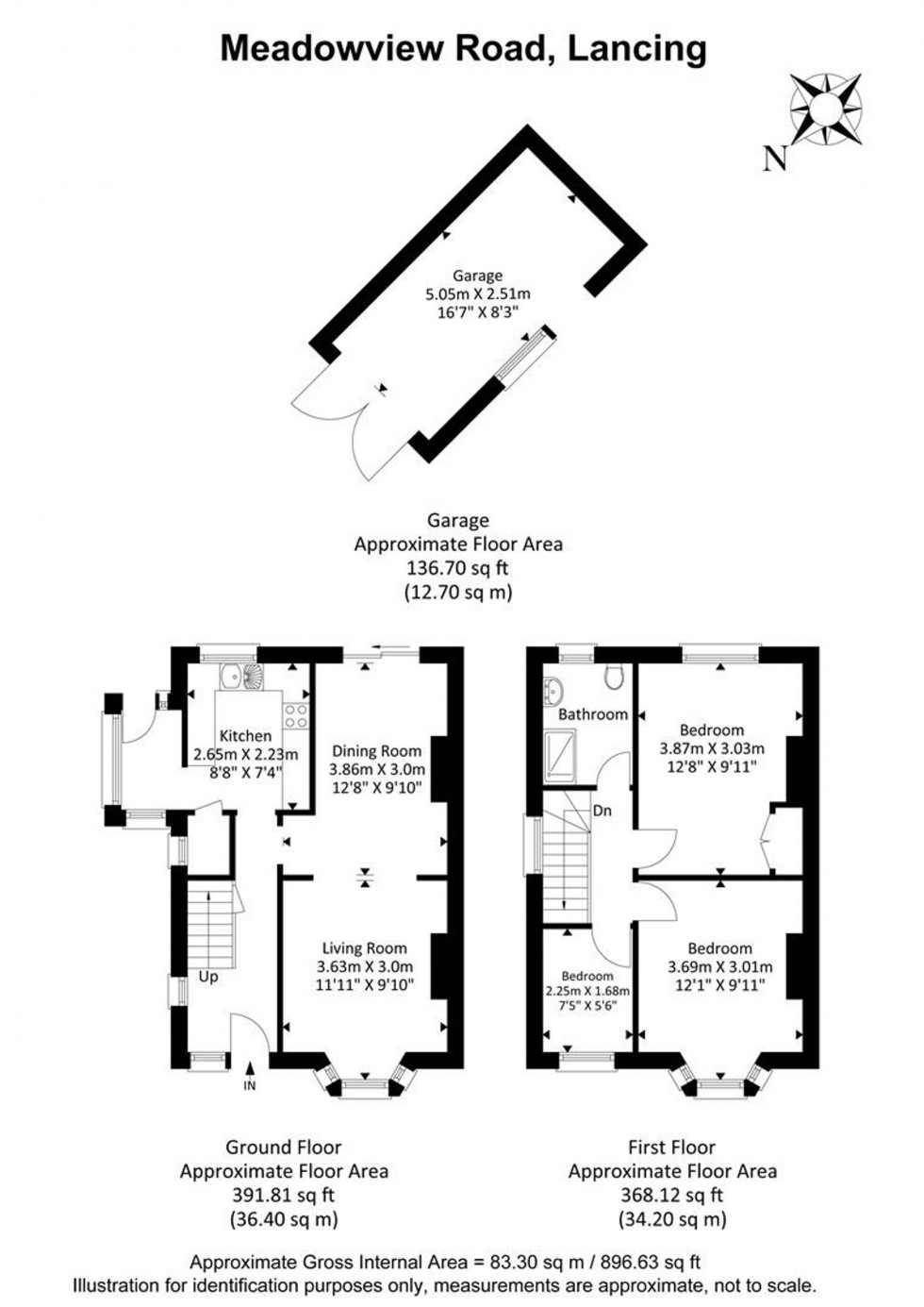 Floorplan for Meadowview Road, Sompting, BN15