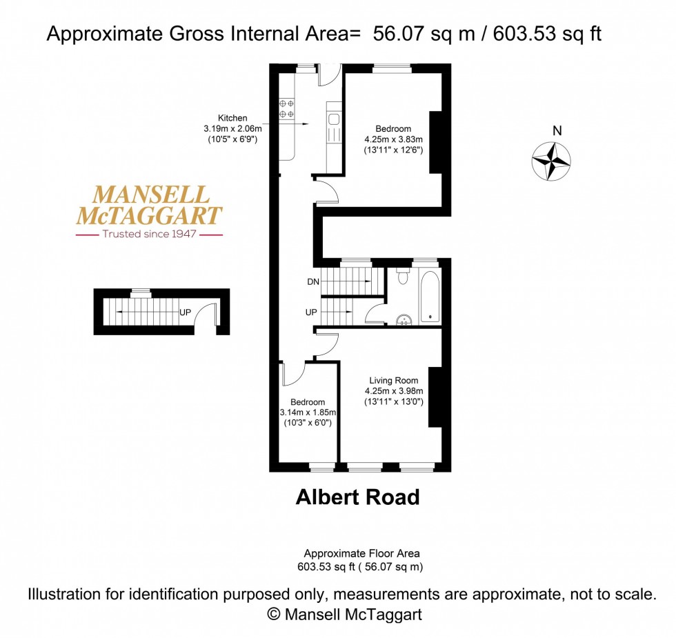 Floorplan for Albert Road, Brighton, BN1