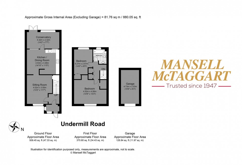 Floorplan for Undermill Road, Upper Beeding, BN44