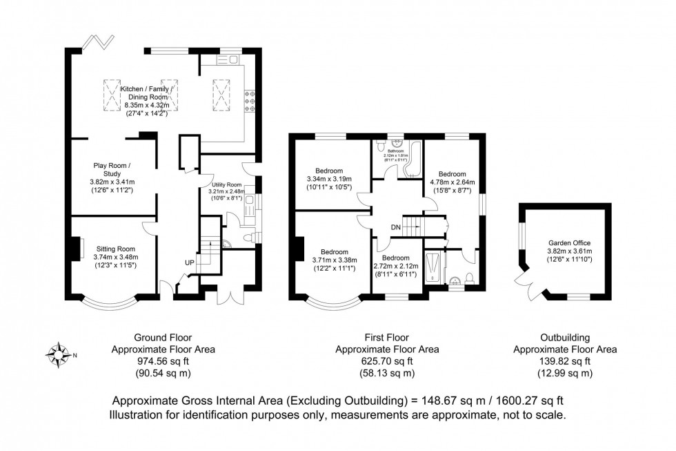 Floorplan for Harrisons Lane, Ringmer, BN8