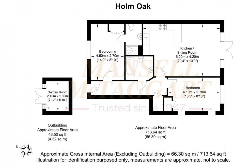 Floorplan for Holm Oak, Storrington, RH20